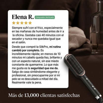 SilkPro™ Escova Premium [Perfección y Protección en Minutos]