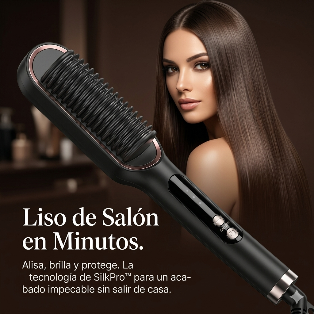 SilkPro™ Escova Premium [Perfección y Protección en Minutos]