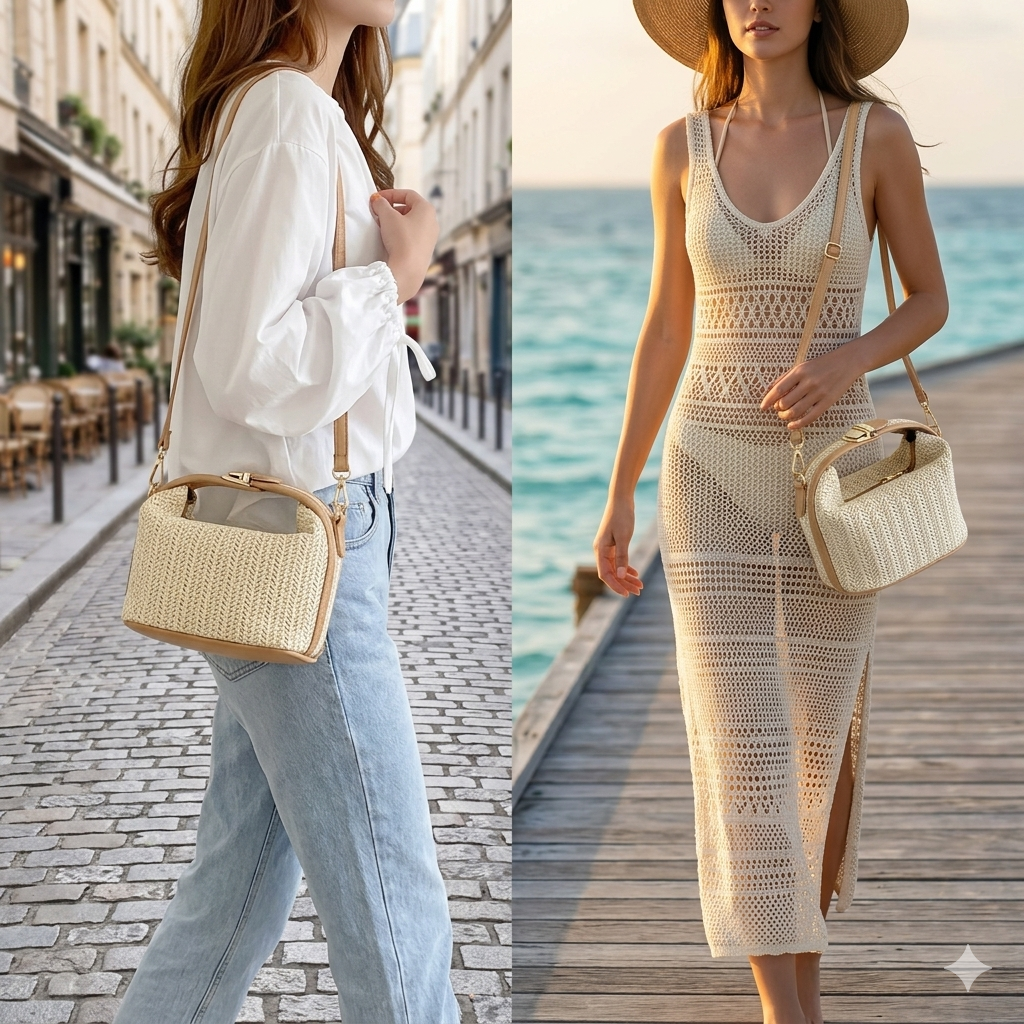 CharmLuxe™ Bolsa Casual [Charme Imediato em Qualquer Look]
