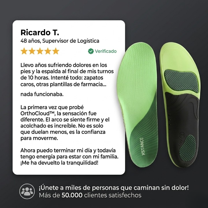 OrthoCloud™ Plantilla Ortopédica [Comodidad Inmediata en Cada Paso]
