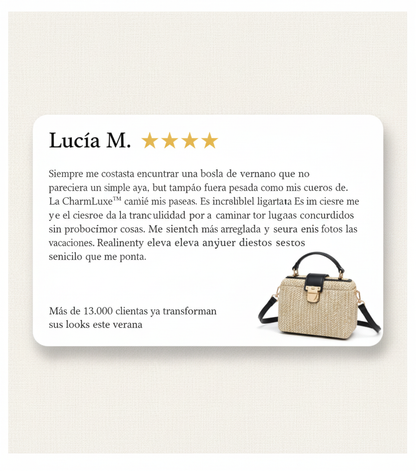 CharmLuxe™ Bolsa Casual [Charme Imediato em Qualquer Look]